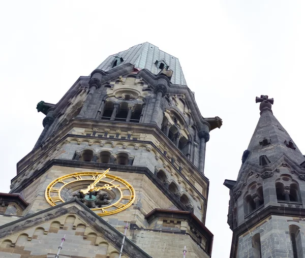 Igreja Memorial Kaiser Wilhelm em Berlim — Fotografia de Stock