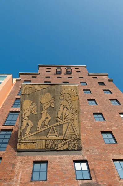 Edificio di fabbrica restaurato — Foto Stock