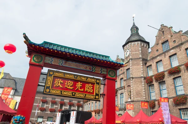 Chinees festival in dusseldorf, Duitsland — Stockfoto