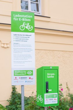 Elektrikli bisiklet için yükleme istasyonu