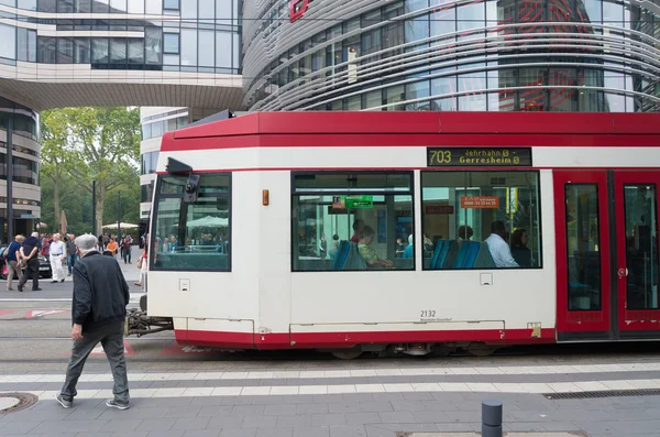 Transport w dusseldorf — Zdjęcie stockowe