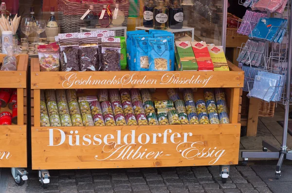 Souvenir shop in dusseldorf — Stock Photo, Image