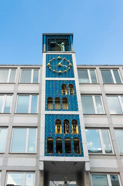 Art nouveau clock tower — Stock Photo, Image