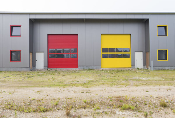 modern new warehouse