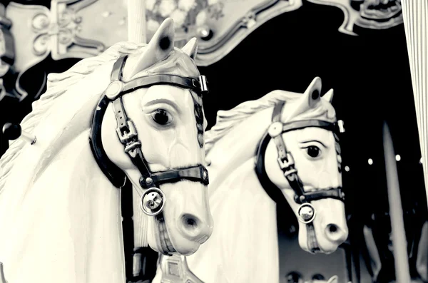 Carousel horses — Stock Photo, Image