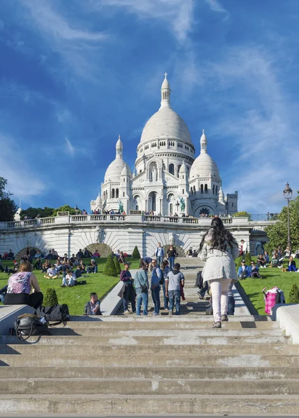 Sacre Coeur v Paříži — Stock fotografie