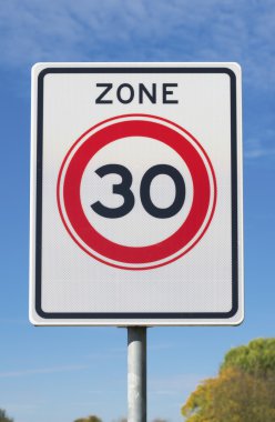 30 km hız sınırı bölgesi