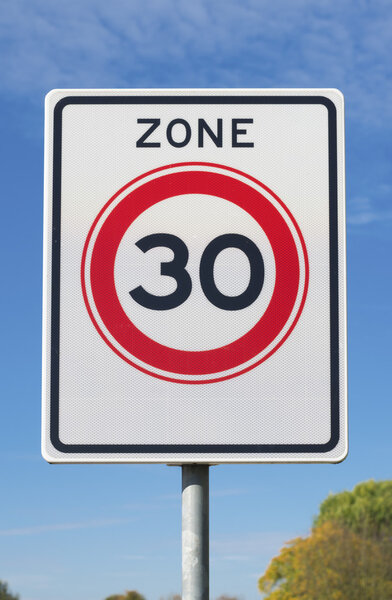 30 km speed limit zone