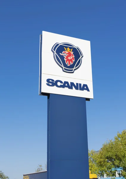 Scania logo — Zdjęcie stockowe
