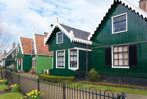 Authentieke Nederlandse huizen — Stockfoto