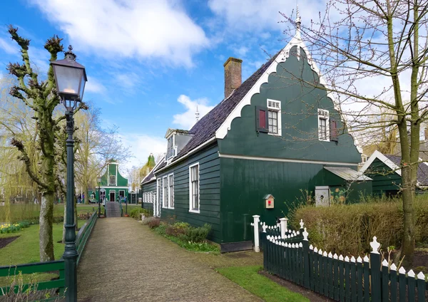 Authentieke Nederlandse huizen — Stockfoto