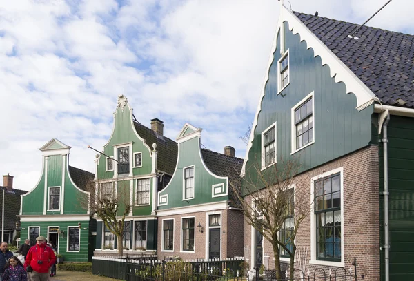 Authentieke Nederlandse huizen — Stockfoto