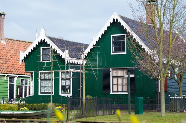 Αυθεντική ολλανδική σπίτια — Φωτογραφία Αρχείου