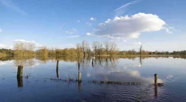 Ondergelopen land — Stockfoto