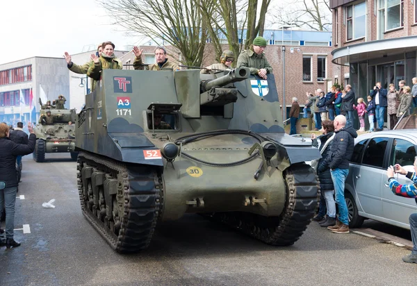 Militärparade zum Gedenken — Stockfoto