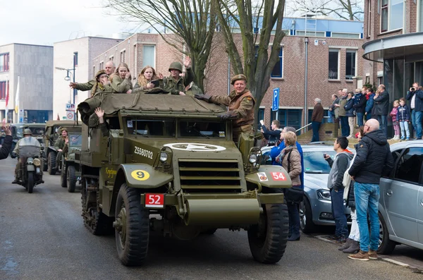 Militära minnet paraden — Stockfoto