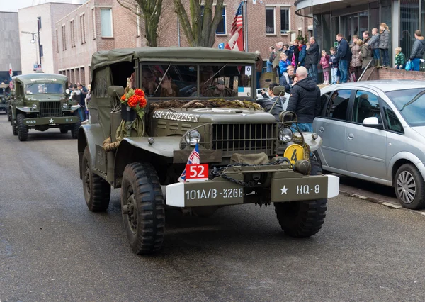 Desfile de recordação militar — Fotografia de Stock