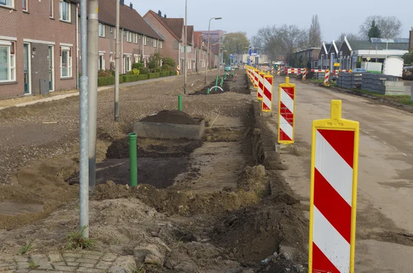 Wegwerkzaamheden — Stockfoto