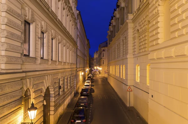 Praga à noite — Fotografia de Stock