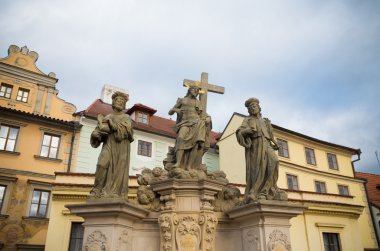 Charles bridge heykeli