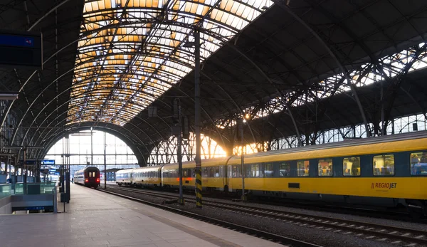 Prager Bahnhof — Stockfoto