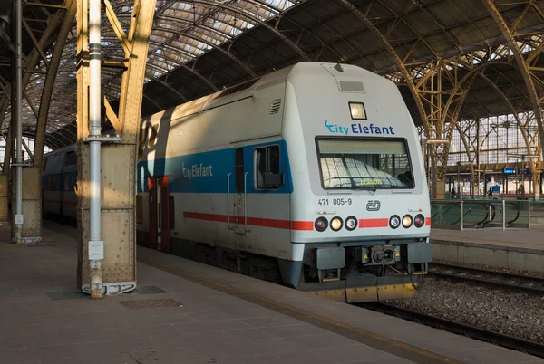 Prague railway station — Stock Photo, Image