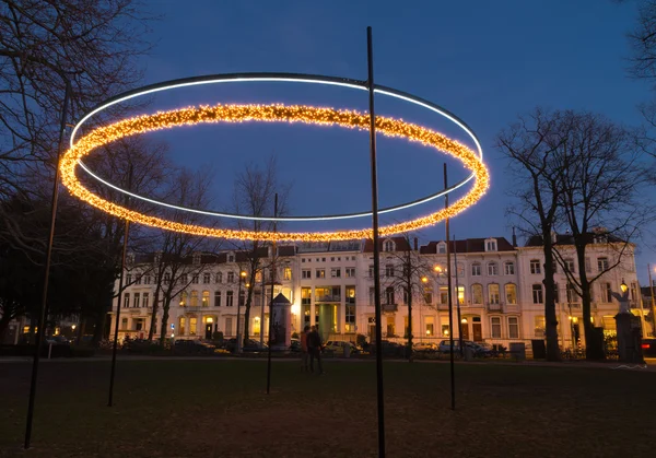 Light festival in amsterdam — Stock Photo, Image