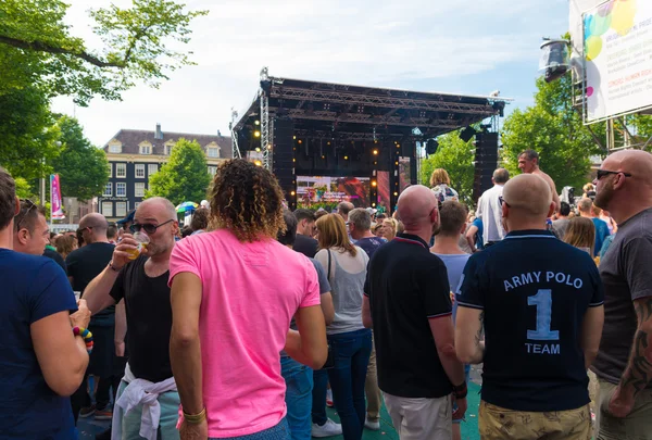 Orgullo gay Amsterdam — Foto de Stock