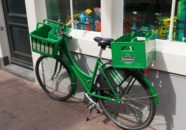 Heineken bicycle — Stock Photo, Image