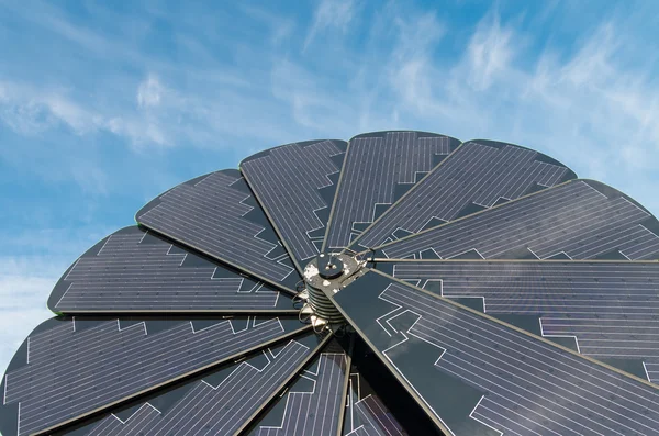 Katlanabilir güneş enerjisi sistemleri — Stok fotoğraf