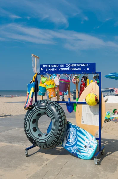 Beach shop with swim articles Royalty Free Stock Photos