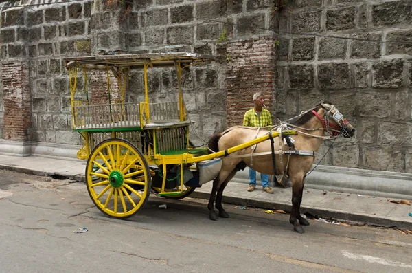 フィリピンの馬車 — ストック写真