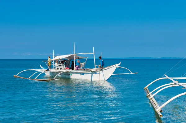 Traditional philippine boats — Stock Photo, Image