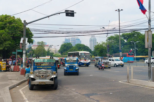 마닐라, 필리핀에서 jeepneys — 스톡 사진