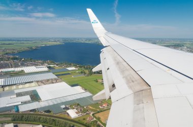 KLM uçak kanadı