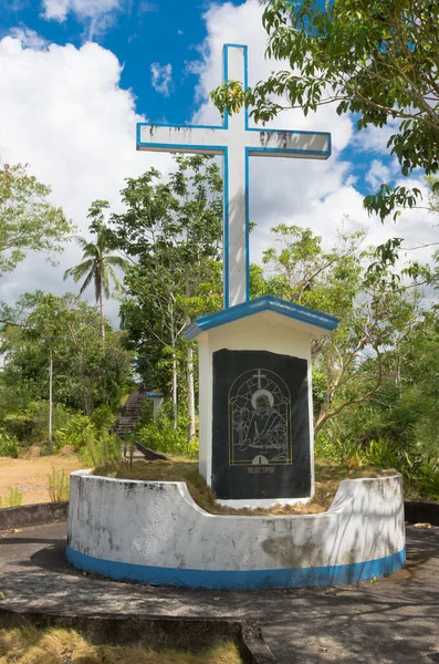 Pomnik religijny w Filipiny — Zdjęcie stockowe