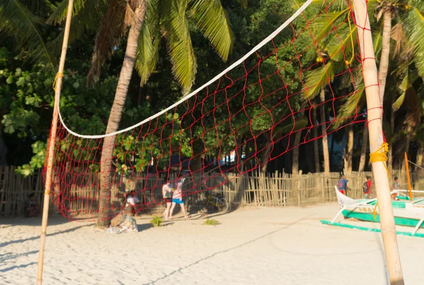 Rete da beach volley — Foto Stock