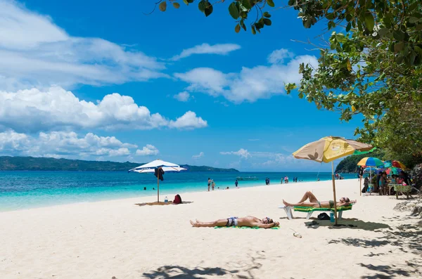 Praia tropical na Ásia — Fotografia de Stock