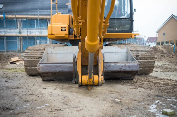 Excavator on construction site — Stock Photo, Image