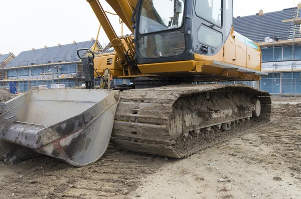 Excavator on construction site — Stock Photo, Image