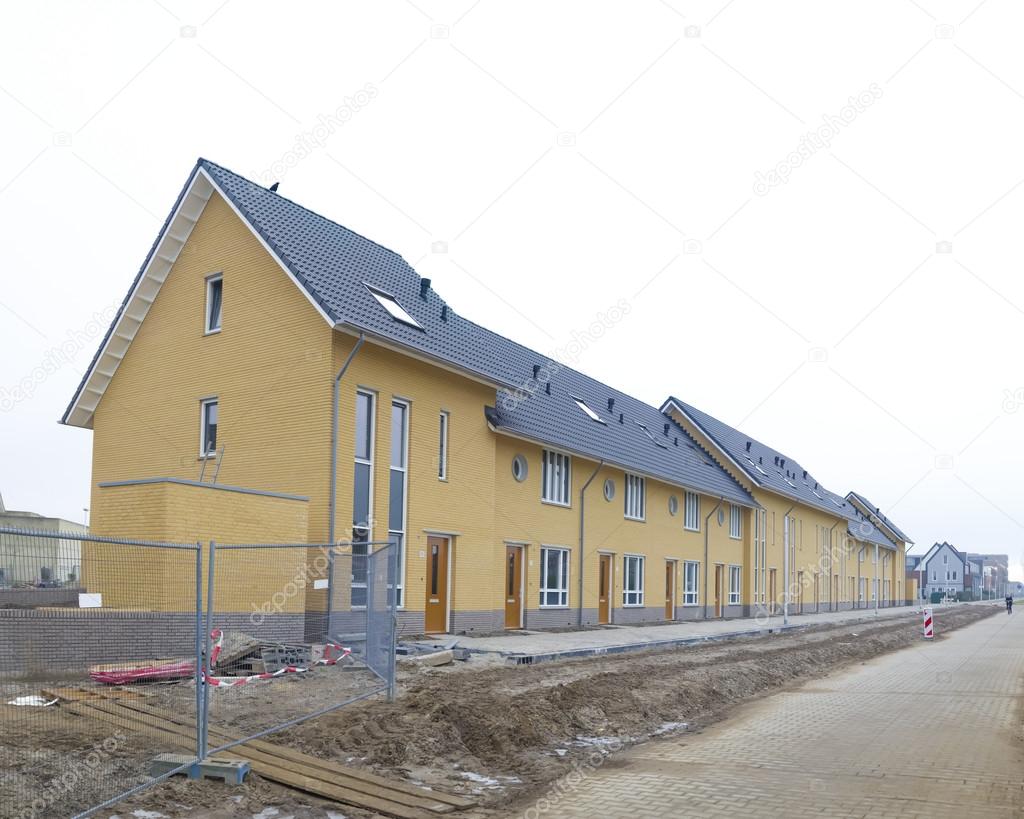 newly build houses