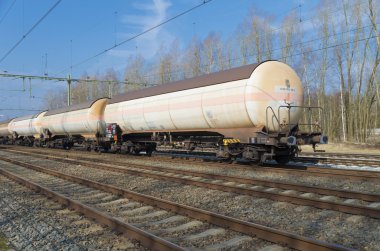 Tren waggon tren istasyonunda