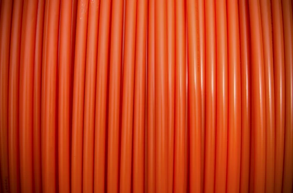 Orange fiber cables — Stock Photo, Image