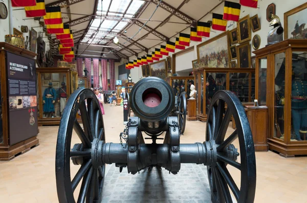 Military and war museum in brussels — Stock Photo, Image