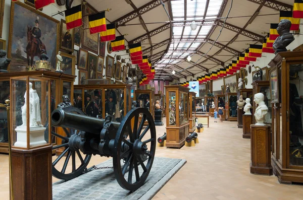 Military and war museum in brussels — Stock Photo, Image