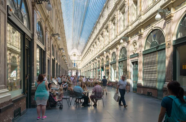 Winkelgalerij in Brussel — Stockfoto