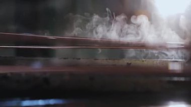 Bakır tel makro çerçeve üretimi. Bakır kablo makrosu