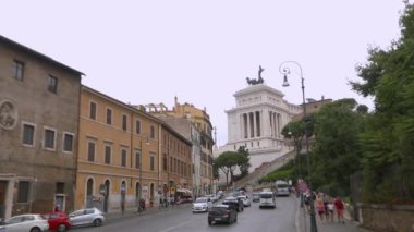 Victor Emmanuel 'in anıtı. Araştırma Enstitüsü Roma, İtalya