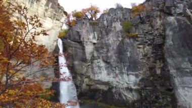 Şelale Chorrillo del Salto El Chalten, Arjantin yakınlarında