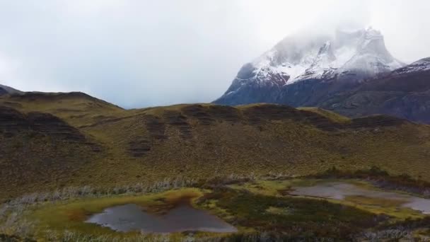 Národní park Torres del Paine. Nordenskjold Lake, chile, patagonia, — Stock video